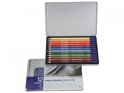 ست مداد رنگی حرفه ای  ونگوگ- 12 رنگ  